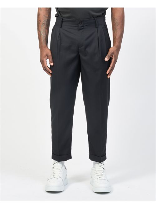 Richmond X Pleated Trousers RICHMOND X | UMP25225PABLACK